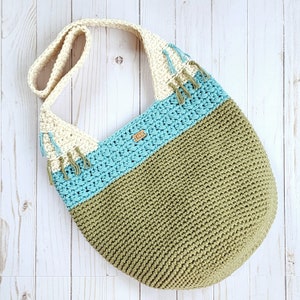 Crochet Bag PATTERN Bayside Bucket Bag Beach Bag Pattern Summer Bag ...