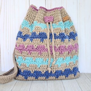 Crochet Bag PATTERN Day Trip Drawstring Bag Crochet - Etsy