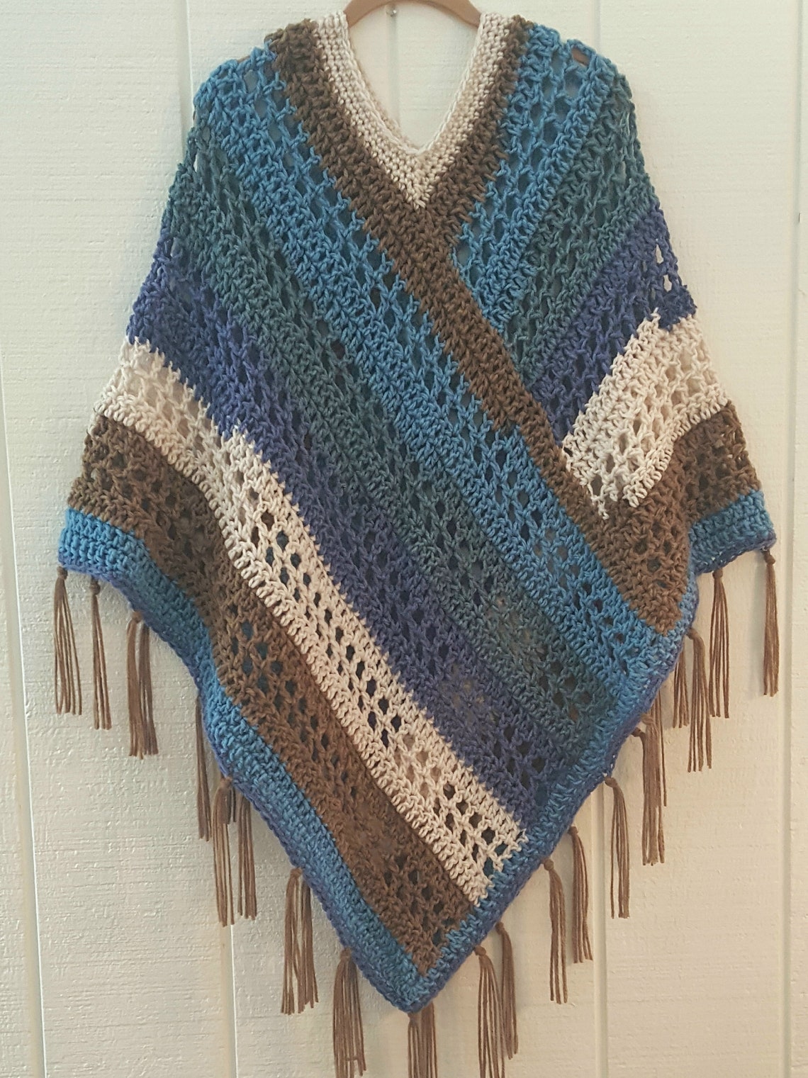 Crochet Poncho PATTERN Easy Weekend Poncho Poncho with Etsy