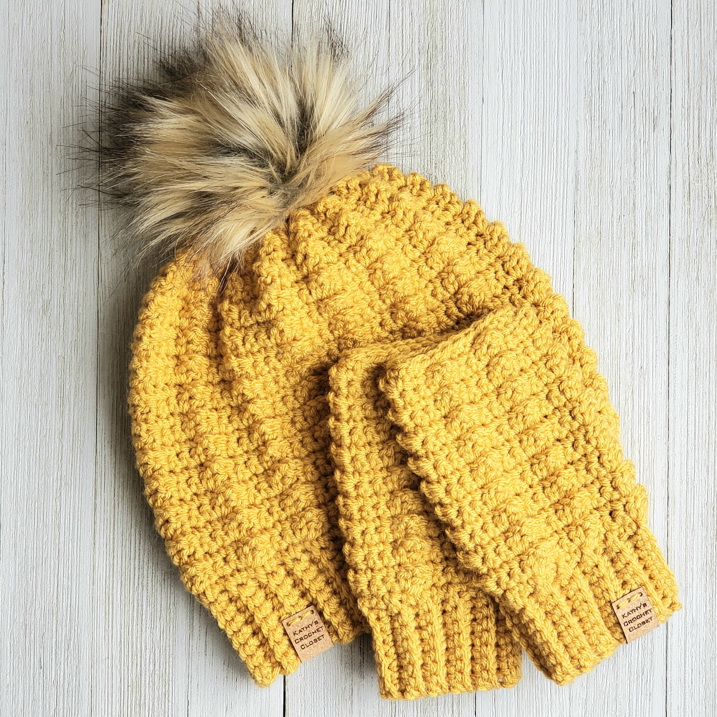 Crochet Sunny Yellow Tassel Beanie Hat/Cap Handmade Yellow Crochet Beanie, Silver Tassels, Sequins  main image 2