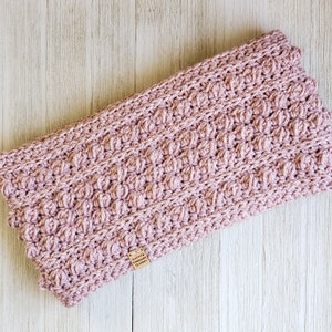 Crochet Scarf PATTERN - Posh Puffs Infinity Scarf - Crochet Infinity ...