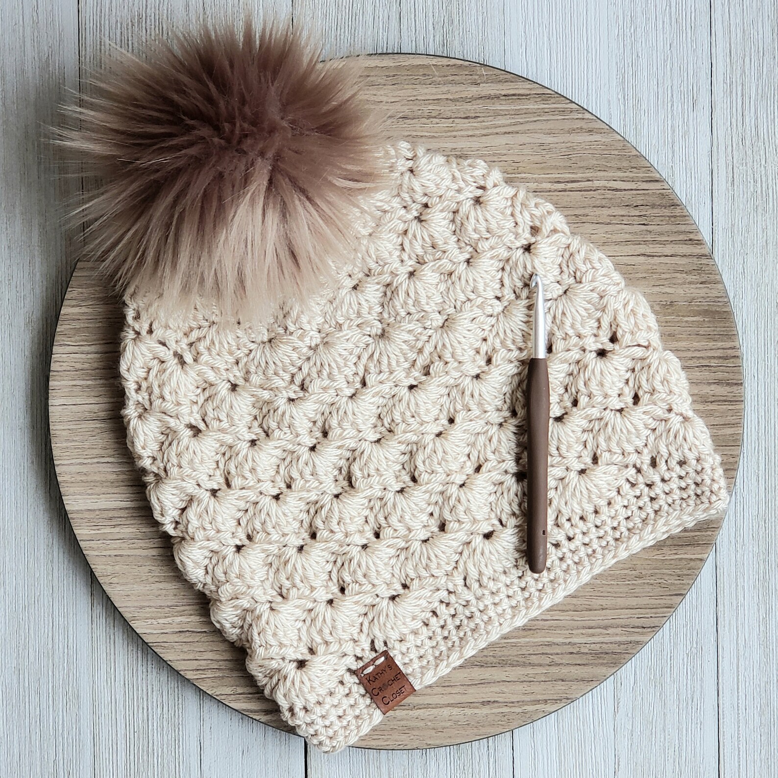 Crochet Beanie PATTERN Wavy Shells Beanie Hat Crochet Hat Etsy