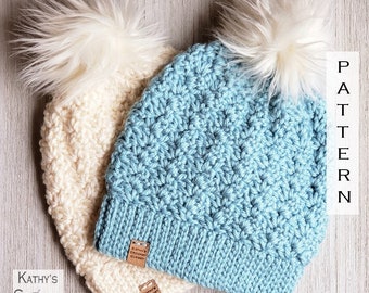 Berretto morbido Alison - MODELLO per cappello all'uncinetto (download PDF)