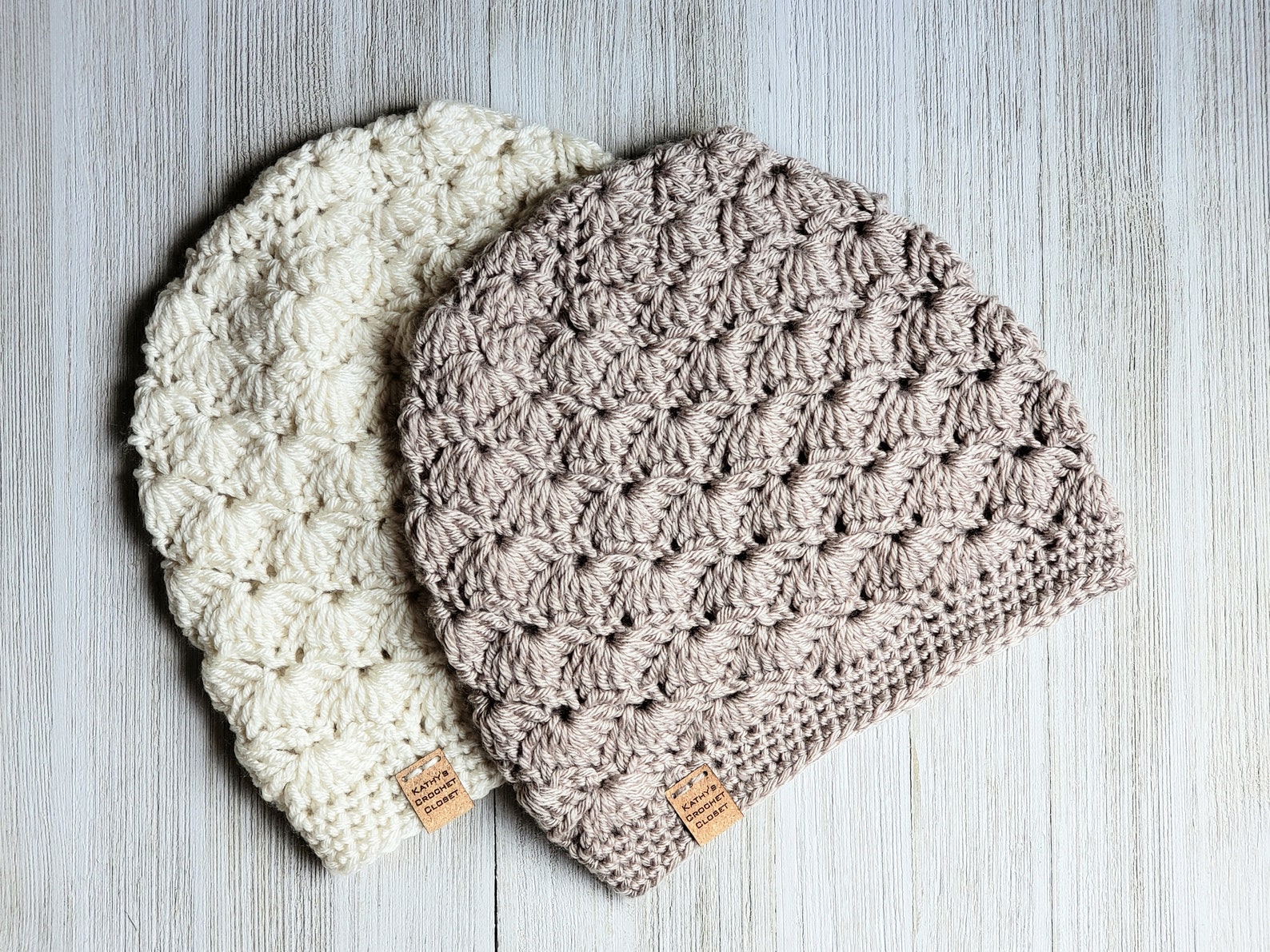 Crochet Beanie PATTERN Wavy Shells Beanie Hat Crochet Hat Etsy
