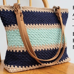 Crochet Bag PATTERN Boardwalk Shoulder Bag DIY Crochet Bag | Etsy