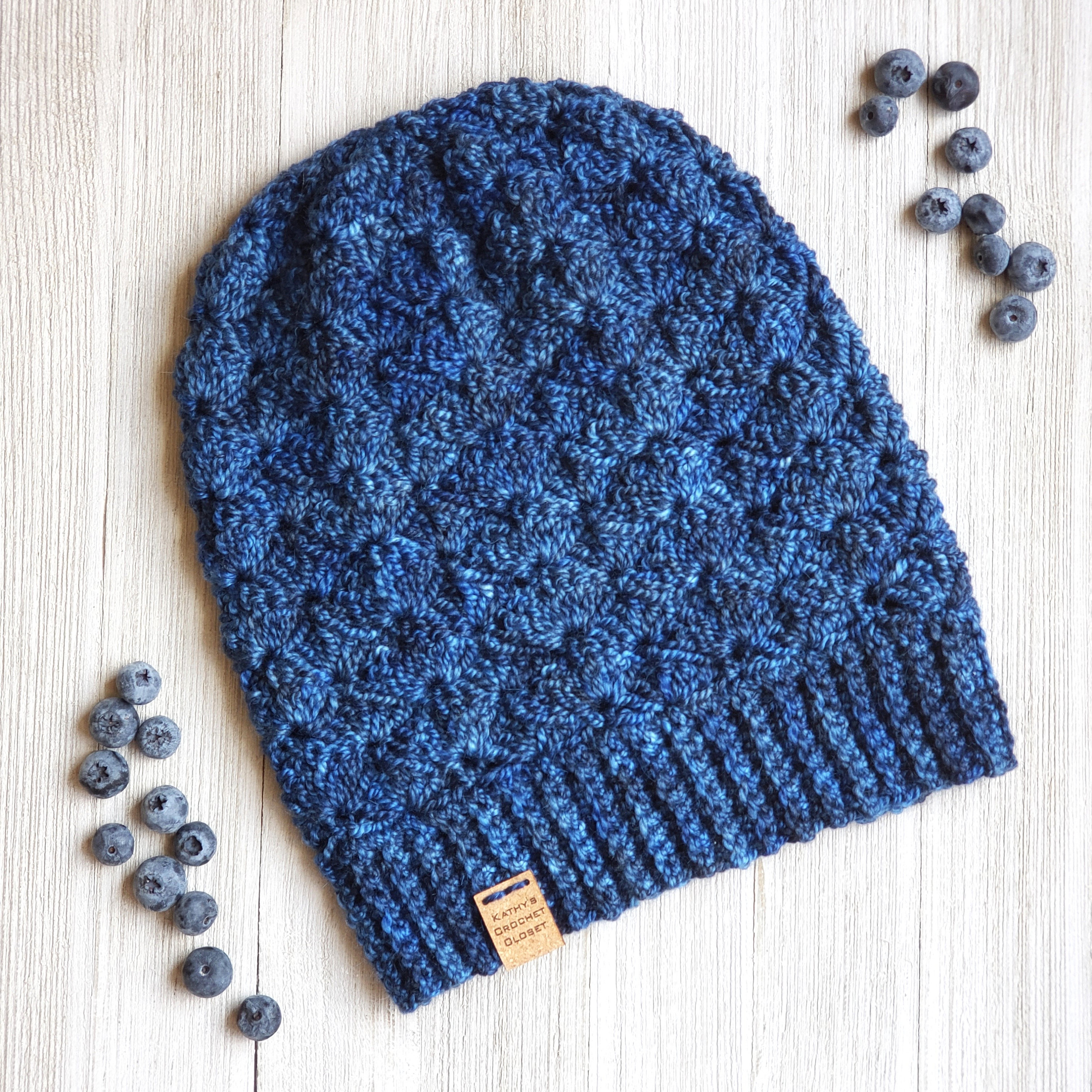 Bridgman Beanie - Crochet Shell Stitch Hat PATTERN (PDF 