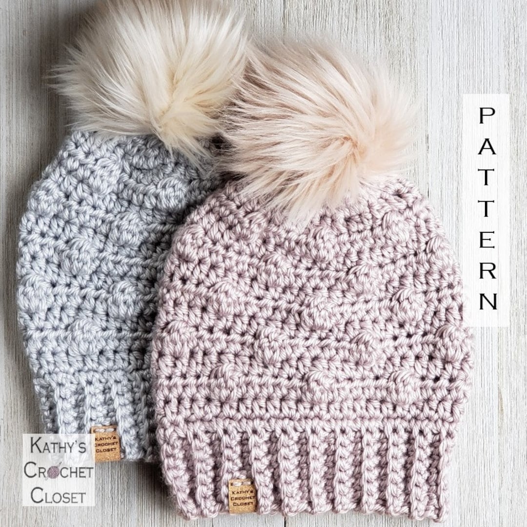 Chunky Dot Beanie - DIY Crochet Hat PATTERN (PDF Download) - Etsy