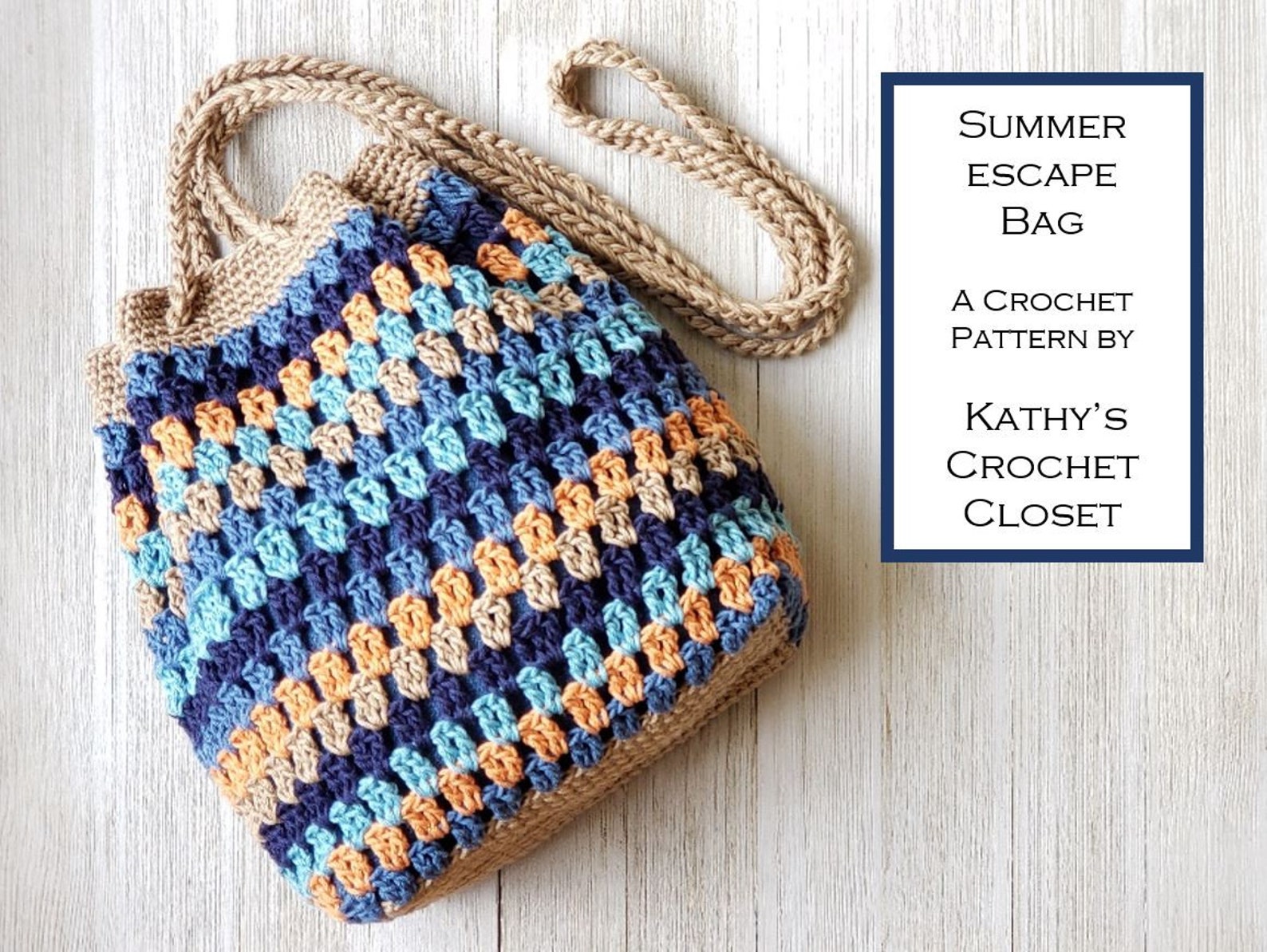 Crochet Bag PATTERN Summer Escape Bag DIY Crochet Bag - Etsy
