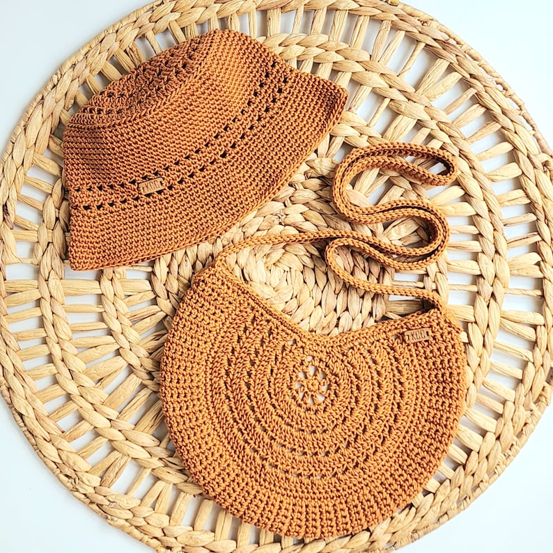 Crochet Bucket Hat PATTERN Reel Time Bucket Hat Summer Hat Pattern DIY Bucket Hat Granny Square Bucket Hat Pattern Sun Hat Pattern image 7