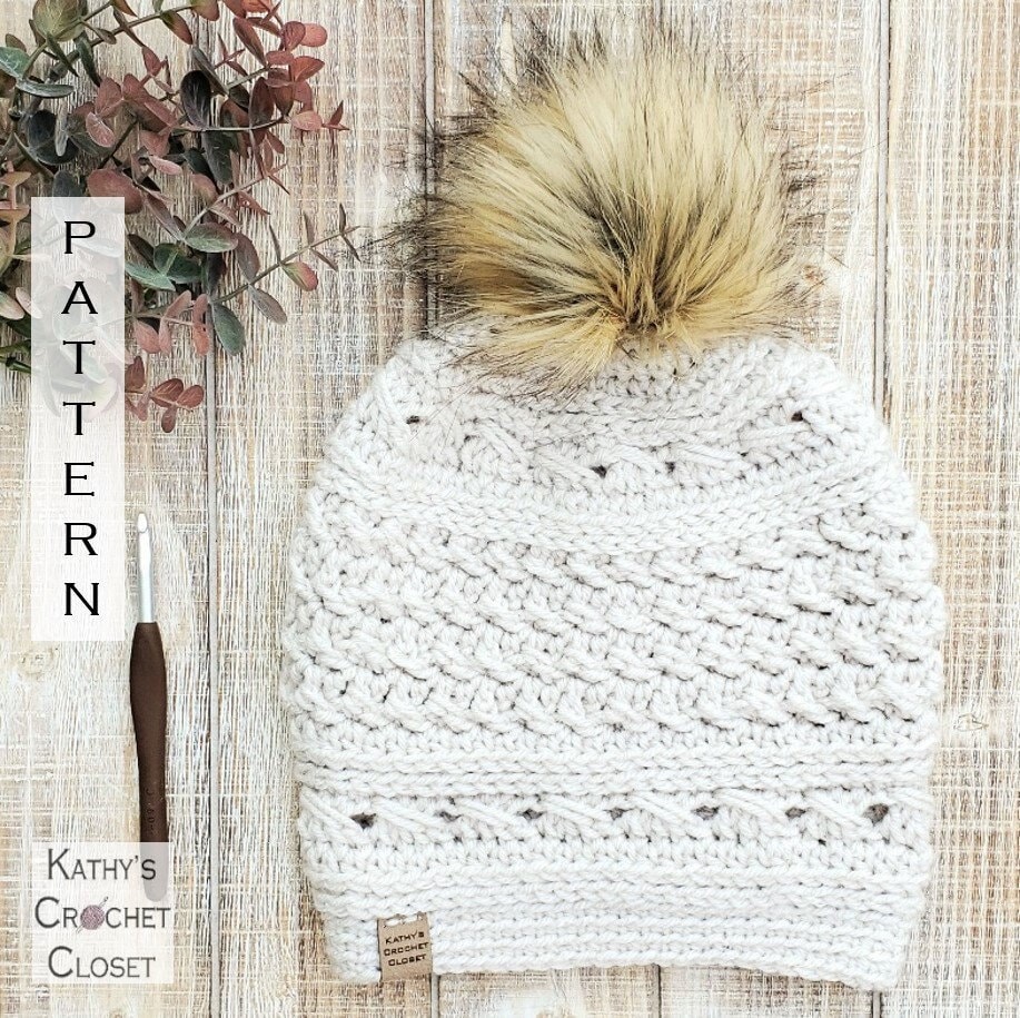 PLwelth Women's Crochet Beanie Hat - Y2k Slouchy Cat Ear Winter Hat, Warm & Stretchy, Unisex Gift For Christmas - View #5