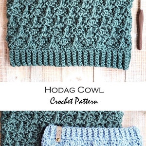 Crochet Cowl PATTERN Hodag Cowl Winter Scarf Pattern DIY Crochet Cowl Pattern Circle Scarf Crochet Pattern image 10