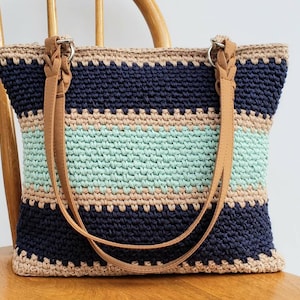 Crochet Bag PATTERN Boardwalk Shoulder Bag DIY Crochet Bag | Etsy