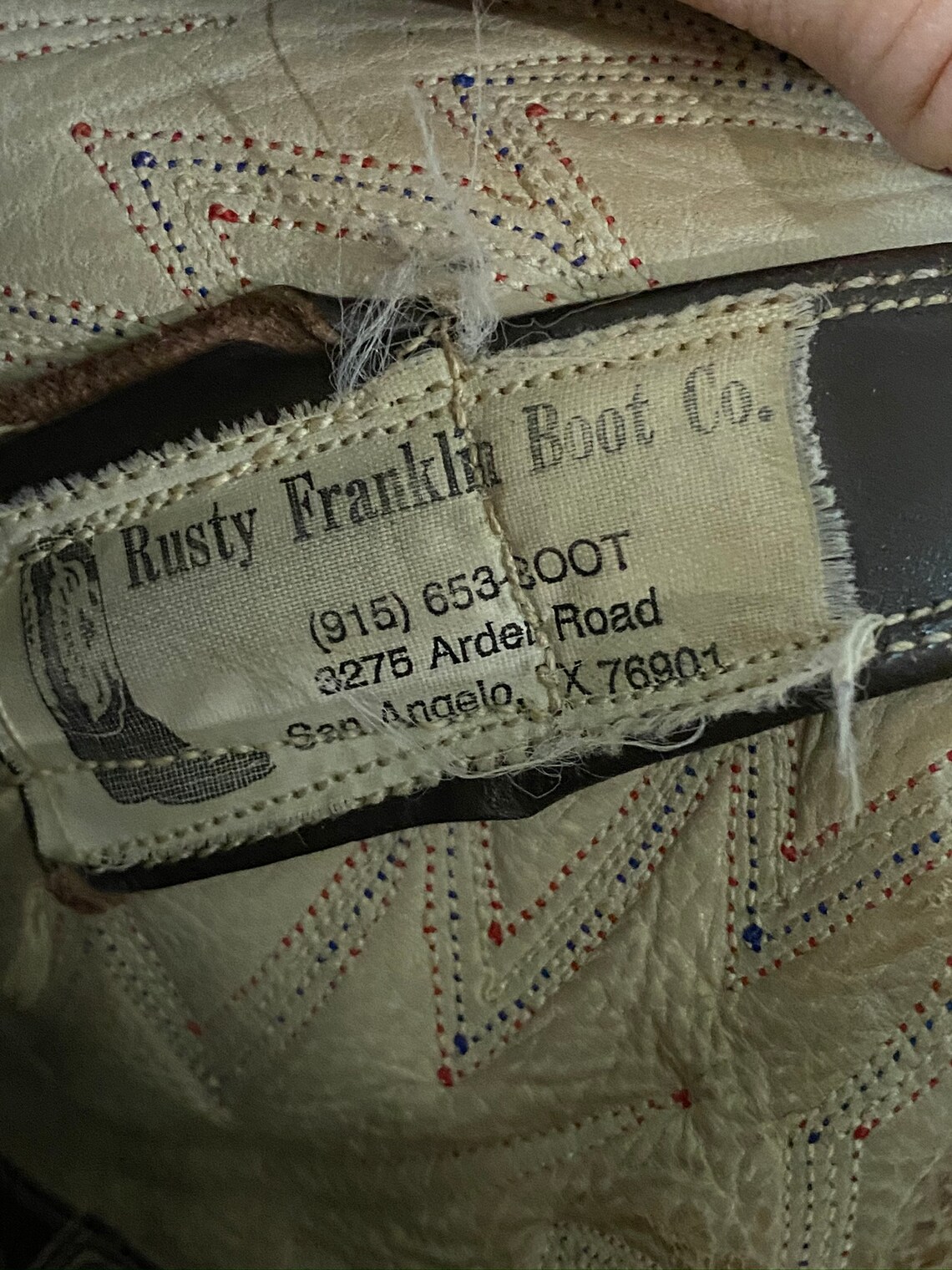 rusty franklin handmade boots