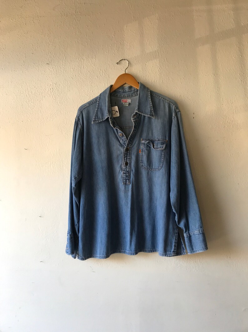 levis denim pullover