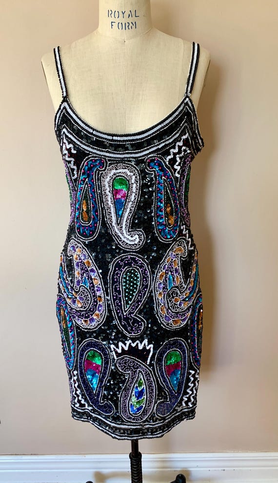 Sequined Bolero Jacket And Dress - Petite
