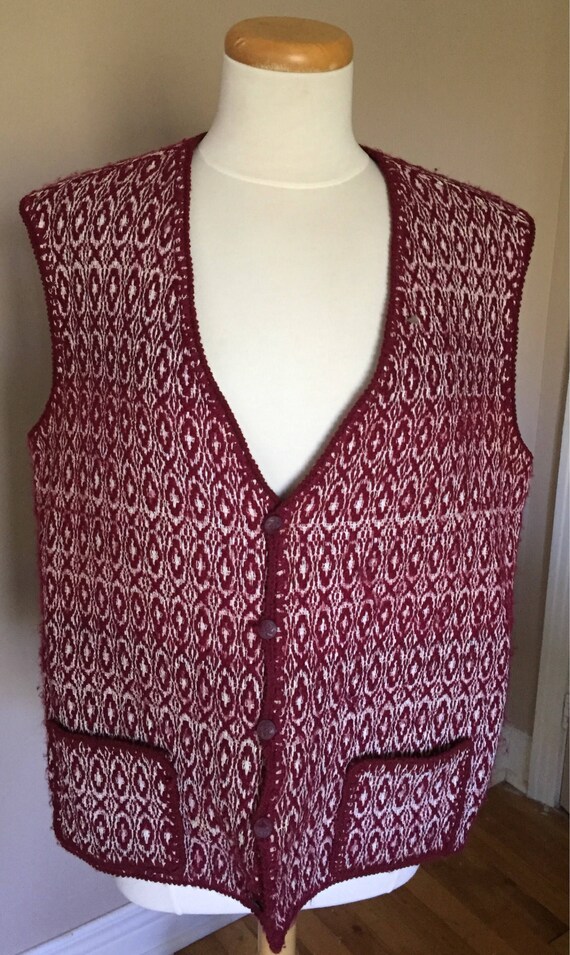 Vintage Linsey Woolsey Mens Vest