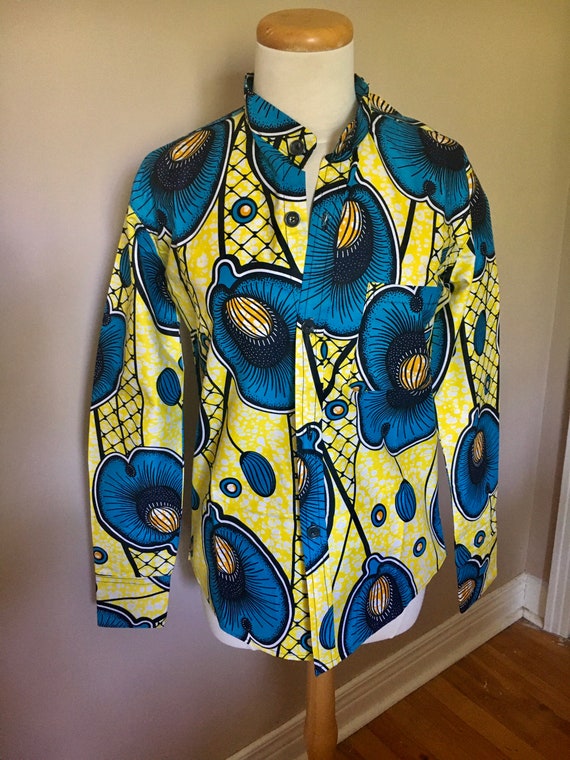 African Wax Print Shirt