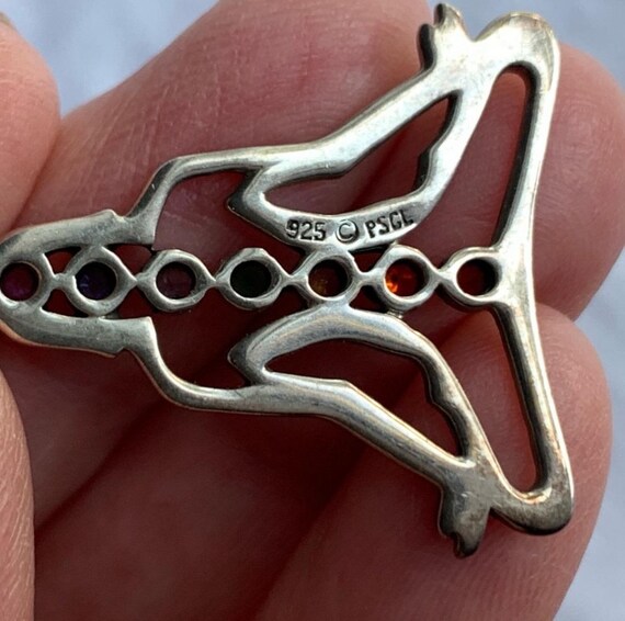 Sterling Silver Pendant Yoga Lotus Chakras View 3