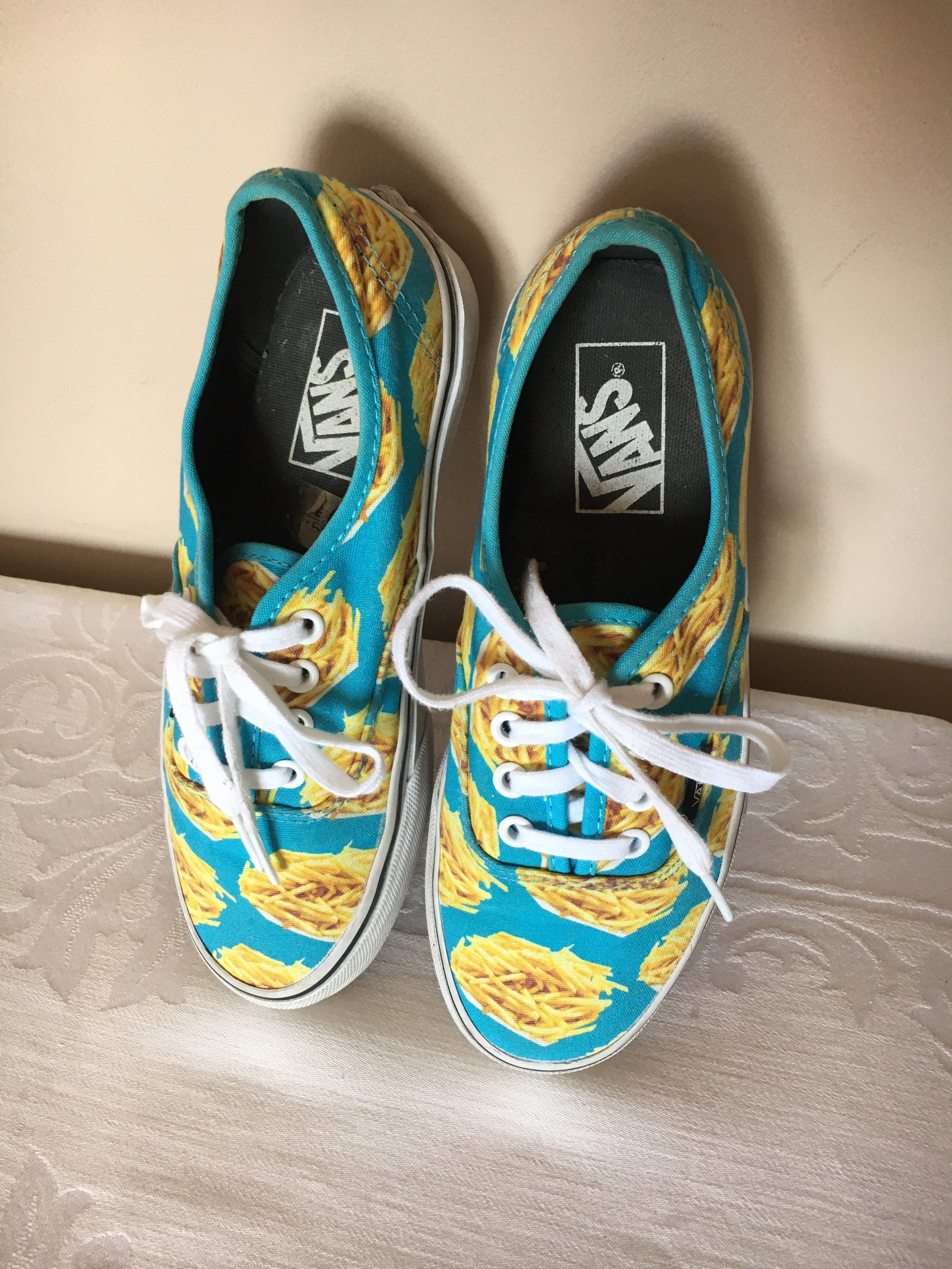 Vans off the Wall French Fries Sneakers Etsy