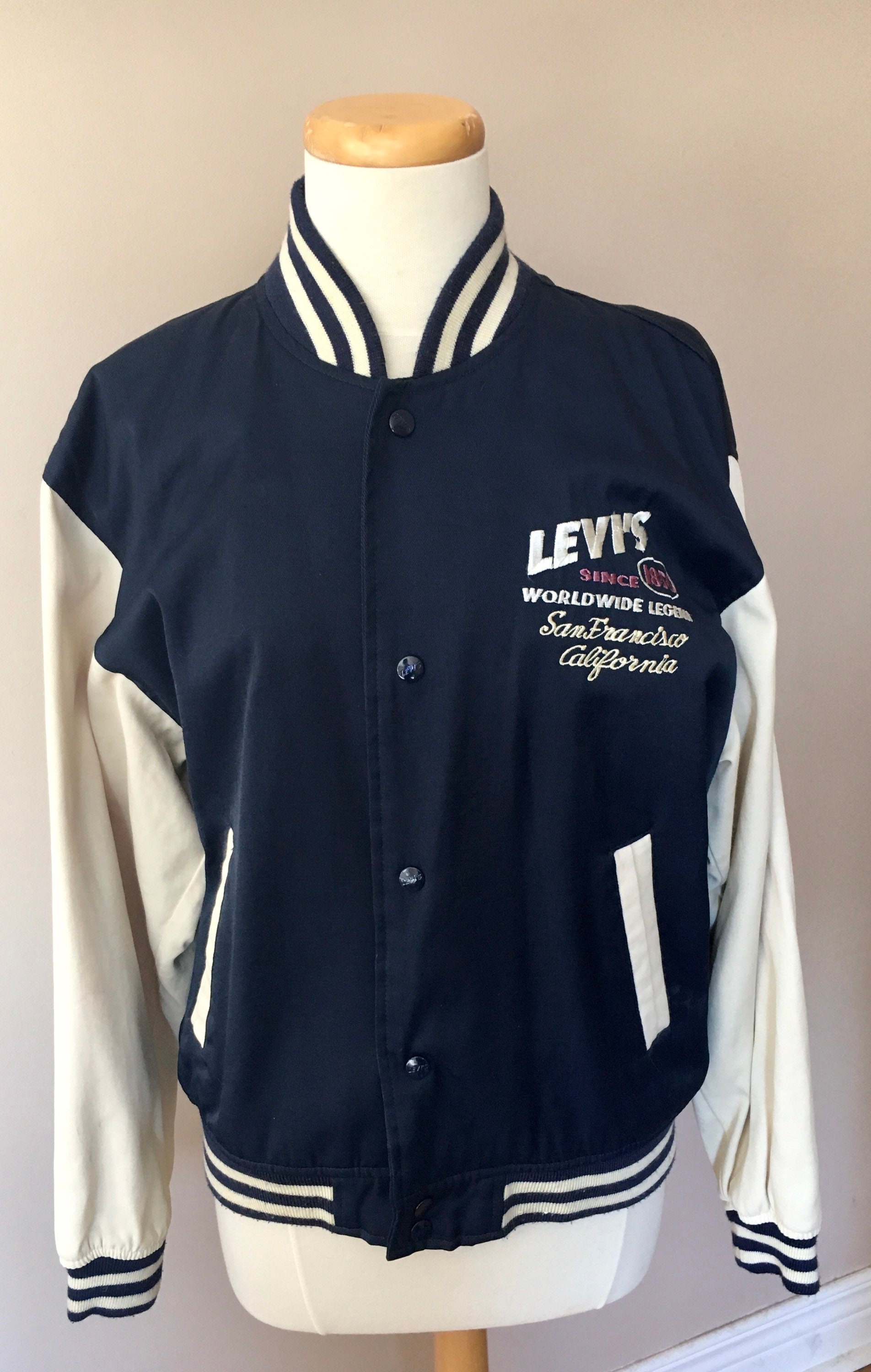 Vintage Levis 1850 San Francisco Varsity Bomber Jacket | Etsy Australia