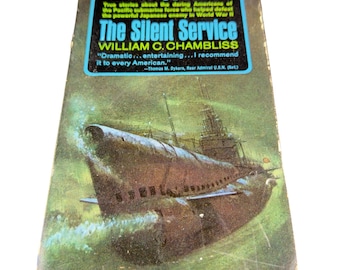 Cicha służba William C. Chambliss 1965 Klucz sygnetowy Pierwsze wydanie książki o II wojnie światowej