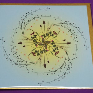 SAMHAIN (Halloween) wenskaart uit de Wild Flower Mandala, Solar Festival-serie