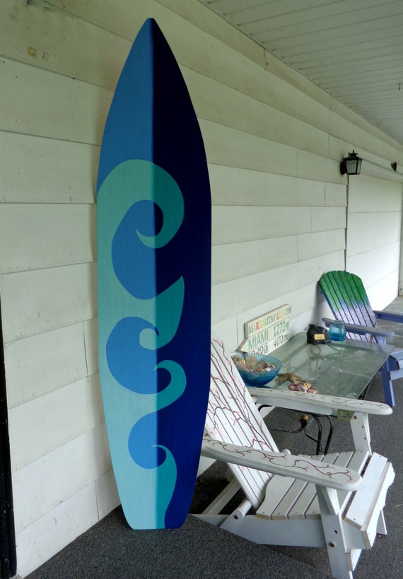 6 Foot Wood Hawaiian Surfboard Wall Art Decor Or Headboard - Hawaii Surfboard Wall Art 6 Foot Wood Hawaiian Surfboard Wall Art Decor Or Headboard - Hawaii Surfboard Wall Art