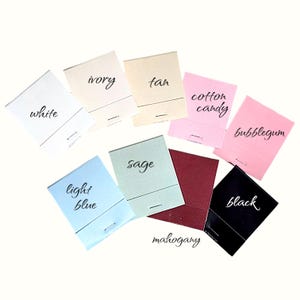 Blank Matchbooks: DIY Wedding Favors, Party Crafts - 50/100 Pack
