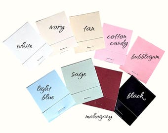 Blank Matchbooks: DIY Wedding Favors, Party Crafts - 50/100 Pack