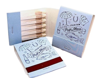 Cutie Pie Custom Matches Custom Matchbooks Wedding Matches Gift for Friend Party Favors  by the Match Muse