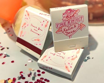 Custom Wedding Matchbooks: "Magical Muse" Party Favors