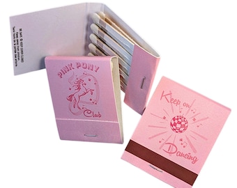 Pink Pony Club Matchbook Set, LGBTQ Gift, Party Favor