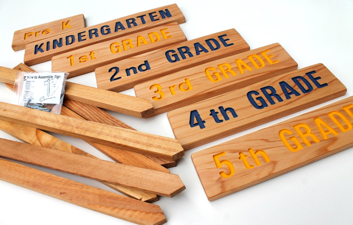 Childrens School Garden Signs School Garden Teachers Signs Etsy