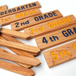 Kinder Schulgarten Schilder, Schulgarten, Lehrer Schilder, Klassenschilder, Adler Pfadfinder Projekt, Custom Sign, Personalisierter Marker