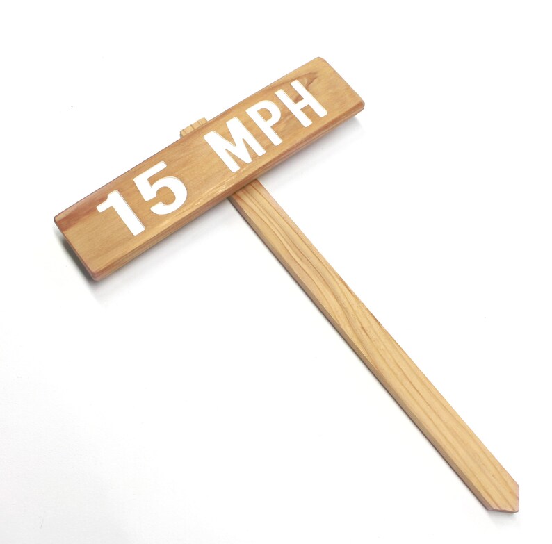 Custom Speed Sign, MPH Marker, Outdoor Sign, Yard Art, Road Marker ...