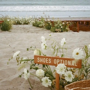 Letreros de boda, Valet de zapatos, Helado, S&#39;more Love, Barra de S&#39;more, Letreros de boda personalizados en estacas