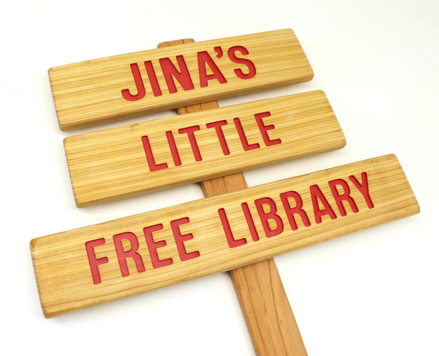 Custom Free Library Sign Little Library Marker Yard Art | Etsy