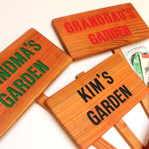 Papa’s Garden Sign, Outdoor Marker, Yard Art, Custom Marker