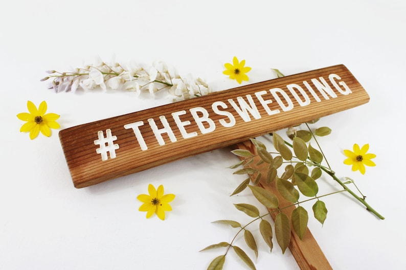 Wedding Hashtag Sign PARTY Hashtag Sign Sign Event Sign Etsy