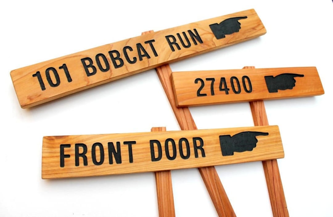 ADDRESS DIRECTIONAL SIGN, Address Marker, House Decor, Directional Sign