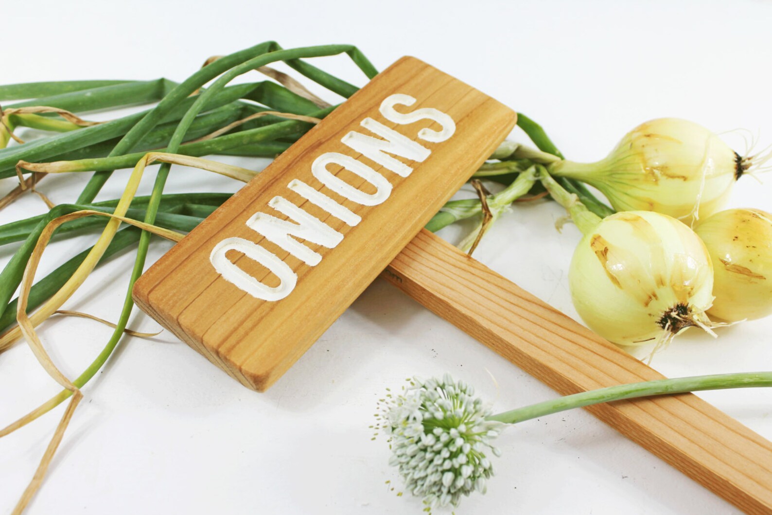 ONIONS Sign, Vegetable Marker, Outdoor Sign, Yard Art, Garden Marker ...