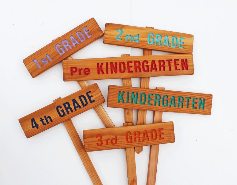 Childrens School Garden Signs School Garden Teachers Signs Etsy
