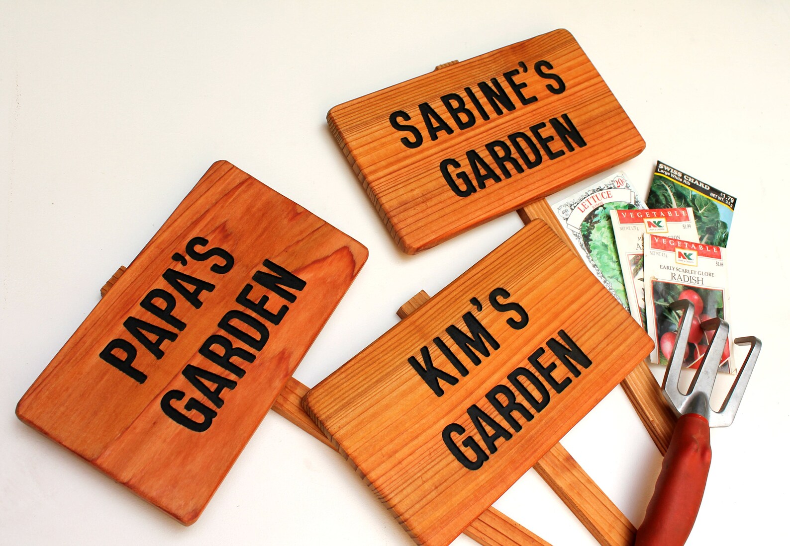 Papa’s Garden Sign Outdoor Marker Yard Art Custom | Etsy