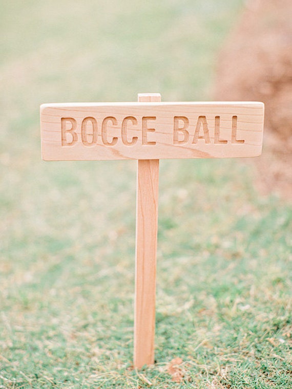 Wedding Game Signs Family Reunion Bocce Ball Frisbee YARD GAME Signs Party Signs Lawn Games BBQ Horseshoes Cornhole Croquet
