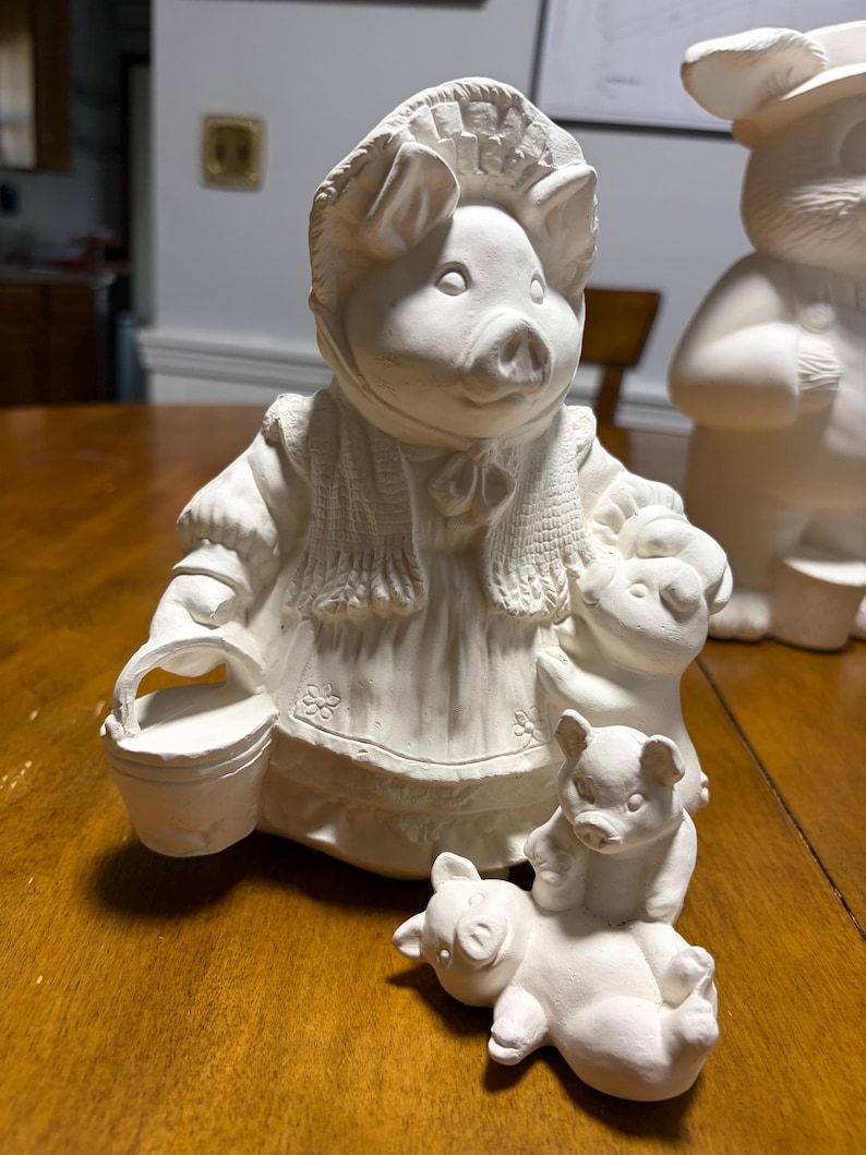Three Little Pigs and Mom - Etsy