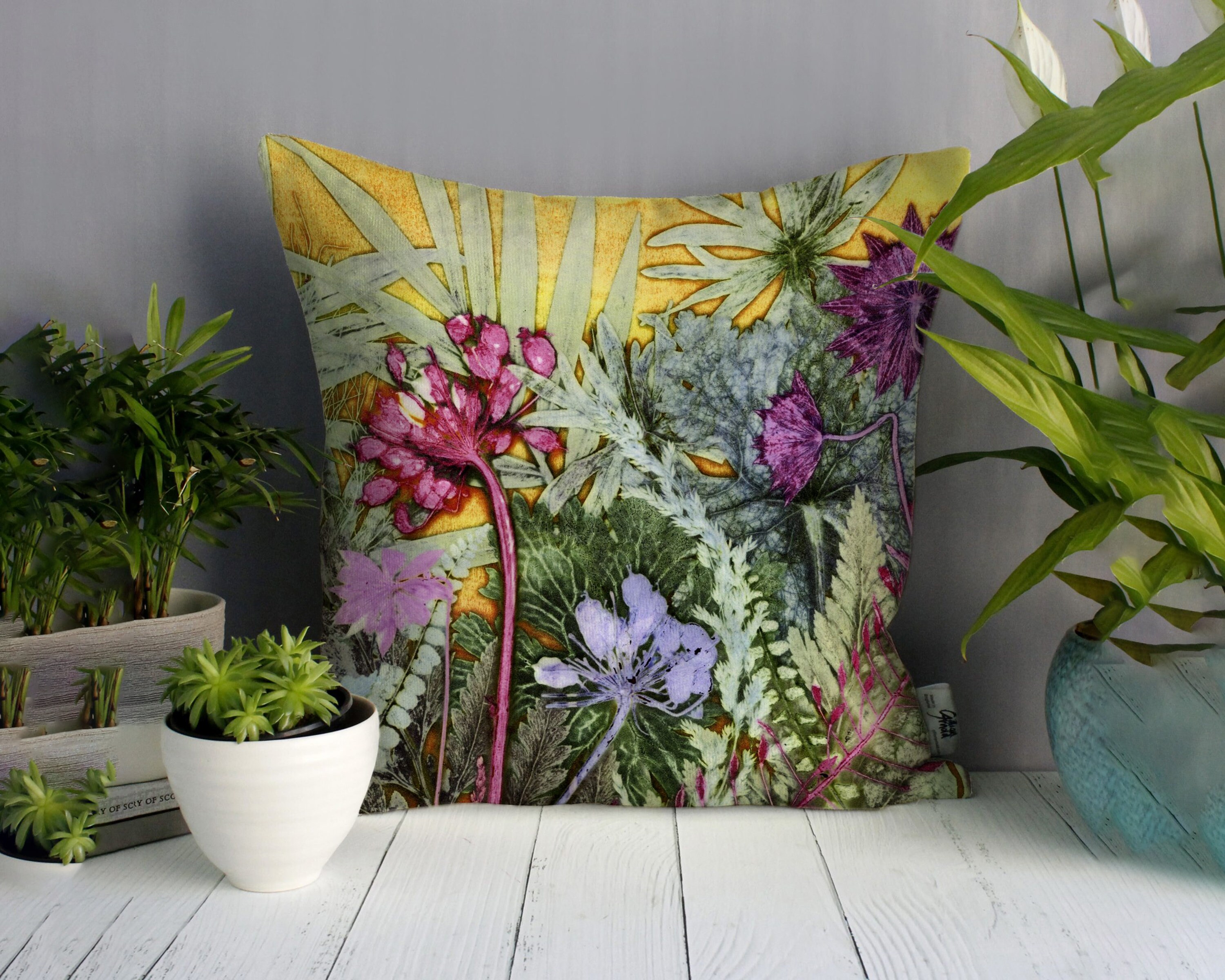 botanical cushions