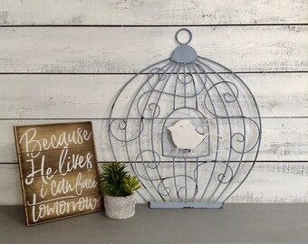 Bird Cage Wall Art | Etsy