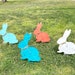Ywmigl 12 Set Easter Carrots Yard Decorations DIY Carrots Yard Sign Stakes Easter Plastic Outdoor Decorations For Spring Lawn Garden Yard