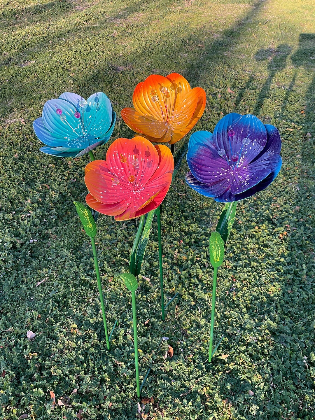 Primus tuteur coquelicot en métal