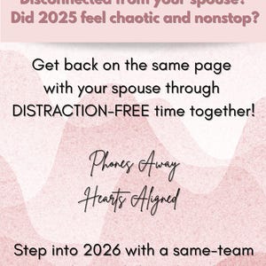 2026 Family & Marriage Planning Template for Couples | Printable Couples Goals Worksheet | Relationship Planner PDF | Digital Download image 4